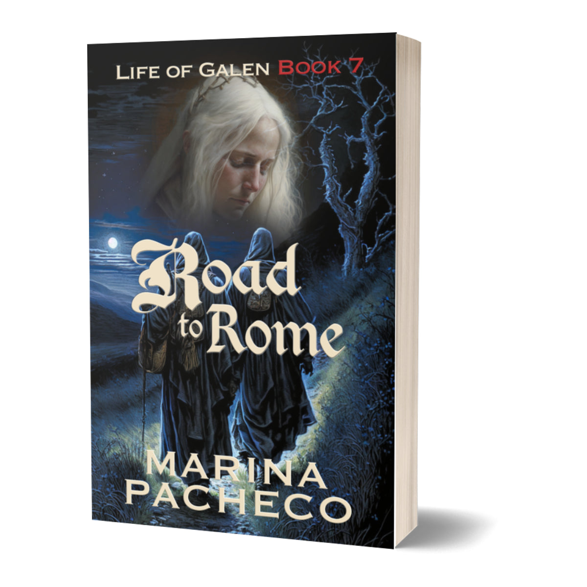 3D Book cover of 'Road to Rome' from 'Life of Galen' series by Marina Pacheco