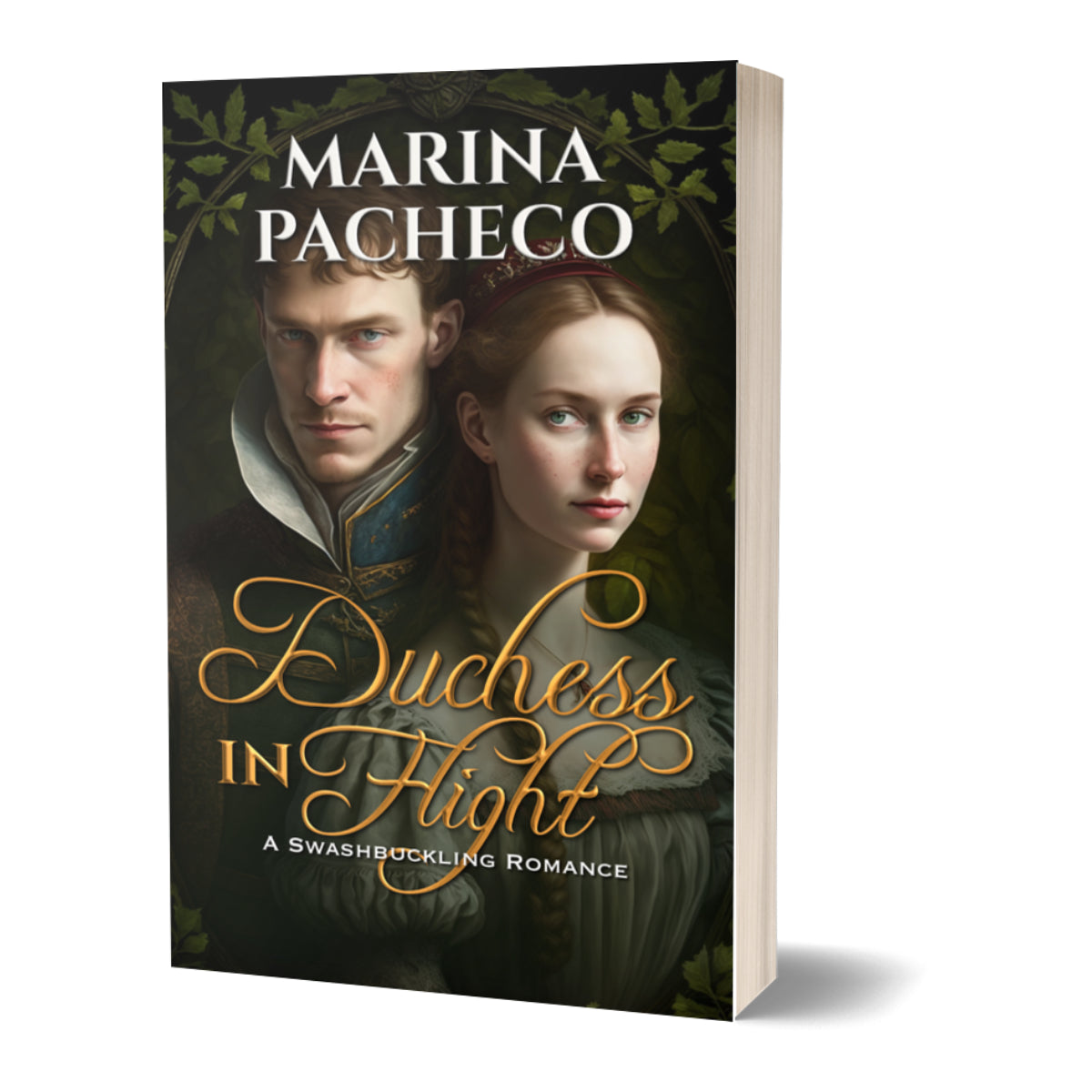 3D paperback cover of Duchess in Flight by Marina Pacheco